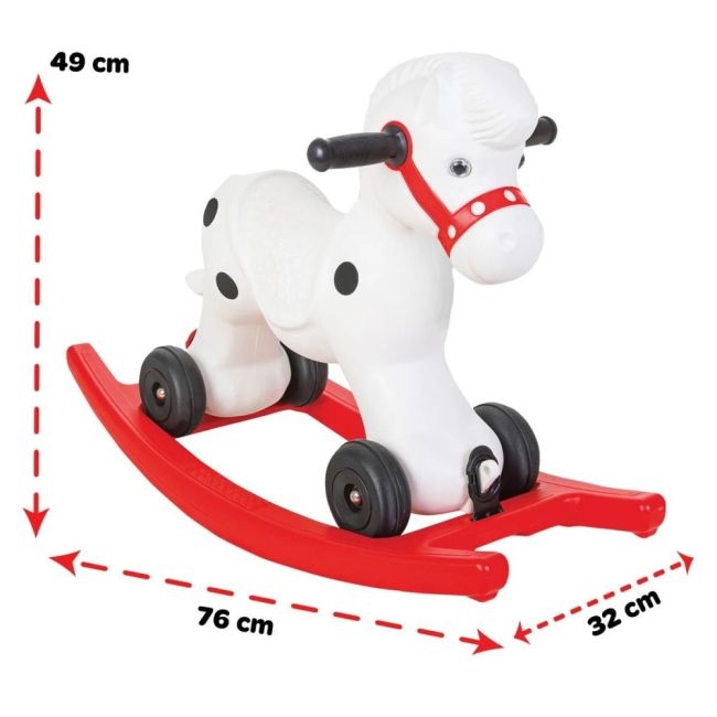 Balansoar pentru copii Pilsan Pony Horse white