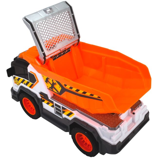 Camion de constructie Dickie Toys Dump Truck 30 cm cu lumini si sunete