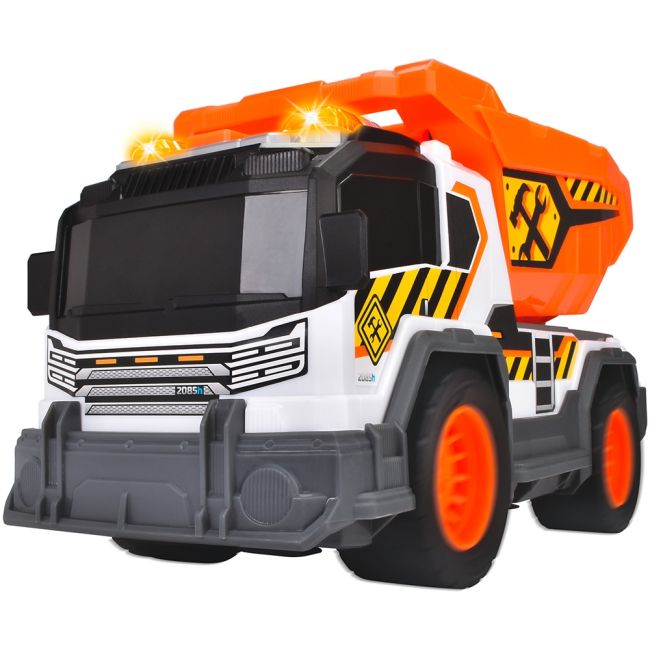 Camion de constructie Dickie Toys Dump Truck 30 cm cu lumini si sunete