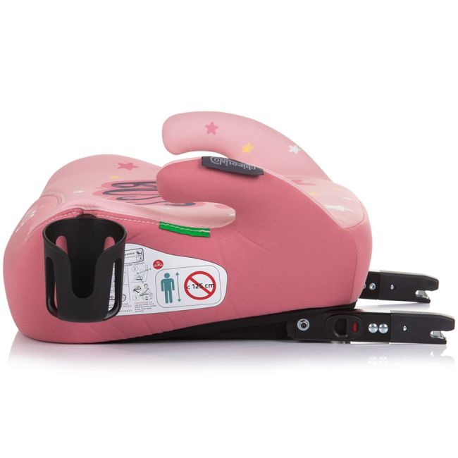 Inaltator auto Chipolino Wing I-Size 125-150 cm pink mini boss cu sistem Isofix