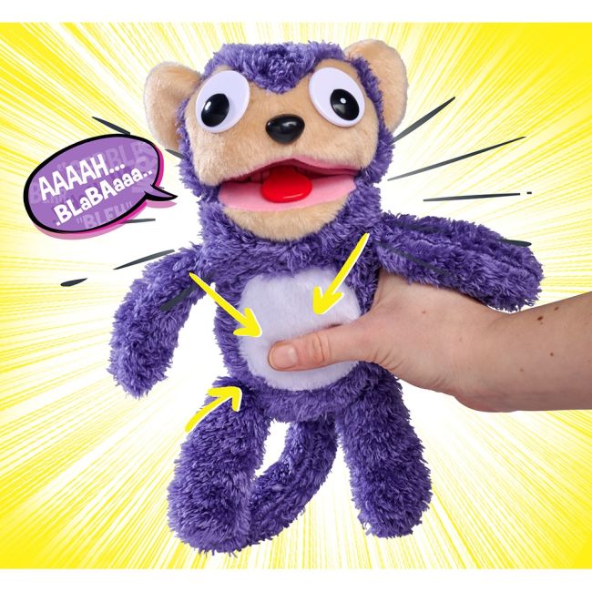 Jucarie de plus Simba ScreamerZ Monkey 30 cm cu sunete