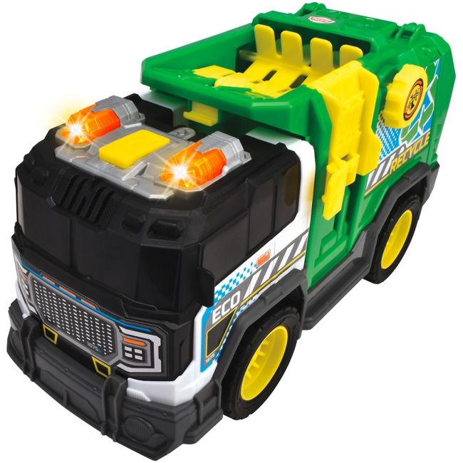 Masina de gunoi Dickie Toys Recycle Truck 30 cm cu lumini si sunete