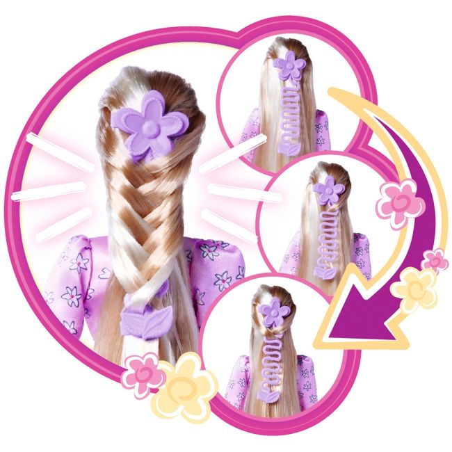 Papusa Simba Steffi Love Flower Hair 29 cm cu accesorii