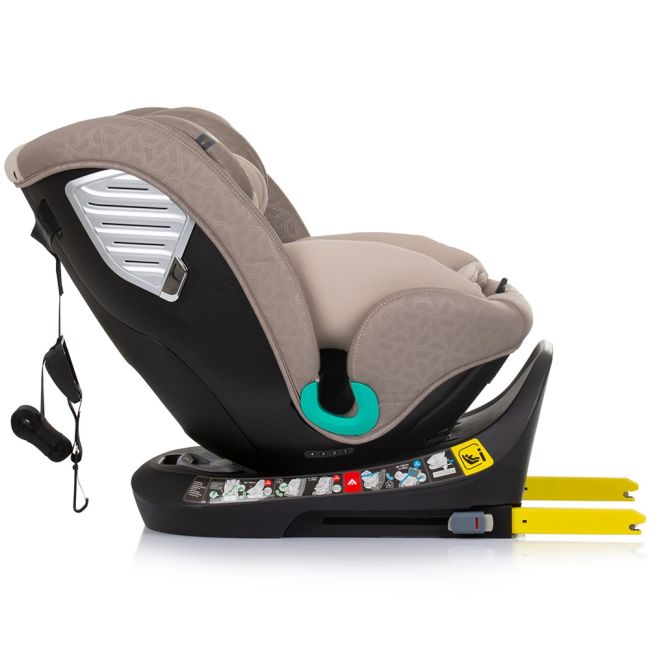 Scaun auto Chipolino Supreme I-Size 40-150 cm cu sistem Isofix macadamia