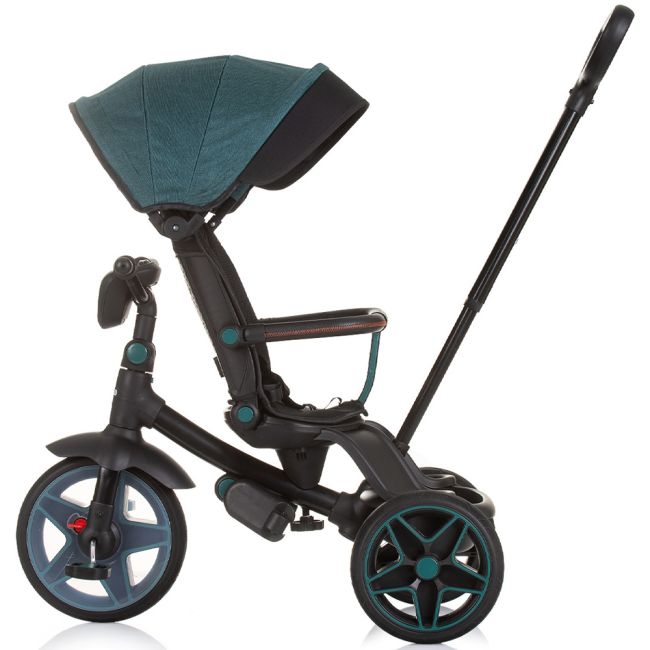 Tricicleta cu copertina si sezut reversibil Chipolino Derby teal
