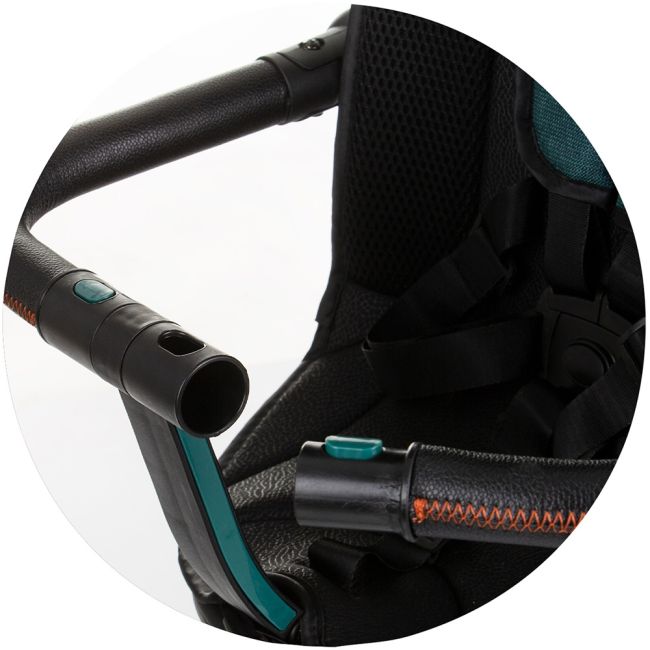 Tricicleta cu copertina si sezut reversibil Chipolino Derby teal