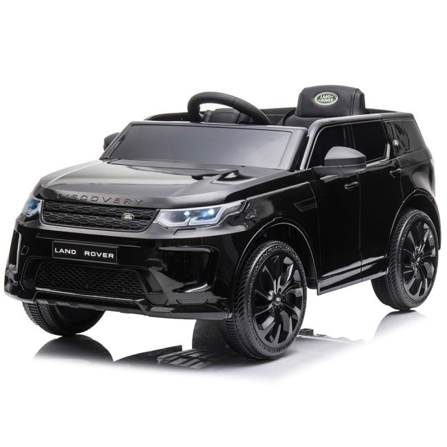 Masinuta electrica Chipolino SUV Land Rover Discovery cu scaun din piele si roti EVA black