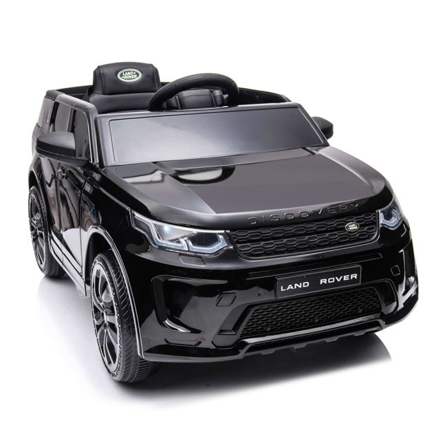 Masinuta electrica Chipolino SUV Land Rover Discovery cu scaun din piele si roti EVA black