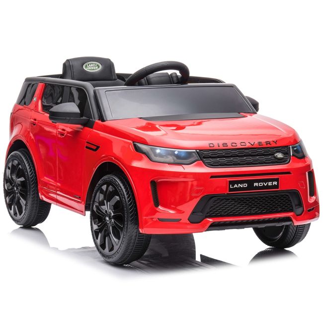 Masinuta electrica Chipolino SUV Land Rover Discovery cu scaun din piele si roti EVA red
