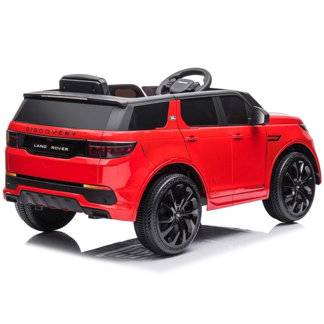 Masinuta electrica Chipolino SUV Land Rover Discovery cu scaun din piele si roti EVA red