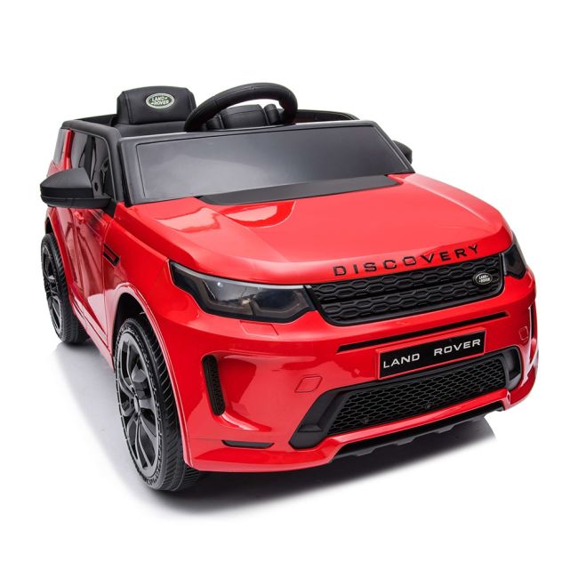 Masinuta electrica Chipolino SUV Land Rover Discovery cu scaun din piele si roti EVA red