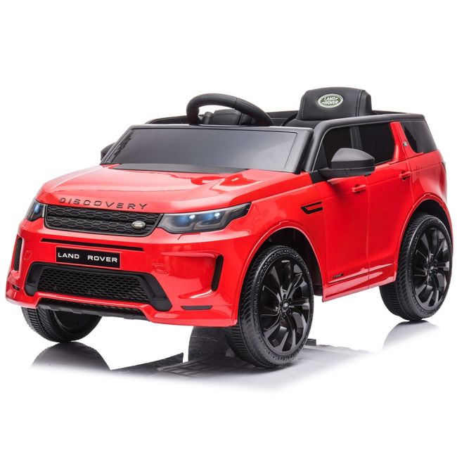 Masinuta electrica Chipolino SUV Land Rover Discovery cu scaun din piele si roti EVA red