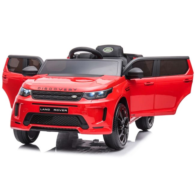 Masinuta electrica Chipolino SUV Land Rover Discovery cu scaun din piele si roti EVA red
