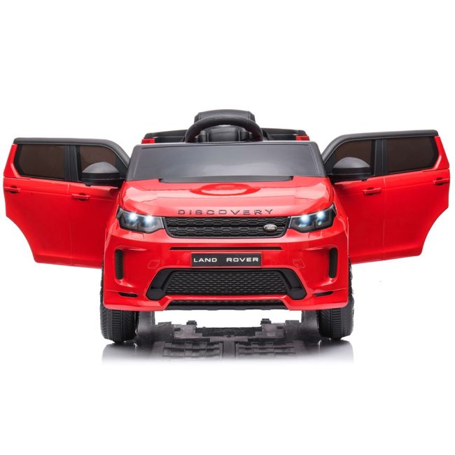 Masinuta electrica Chipolino SUV Land Rover Discovery cu scaun din piele si roti EVA red