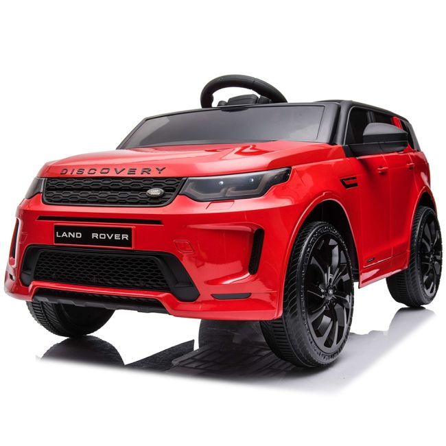 Masinuta electrica Chipolino SUV Land Rover Discovery cu scaun din piele si roti EVA red