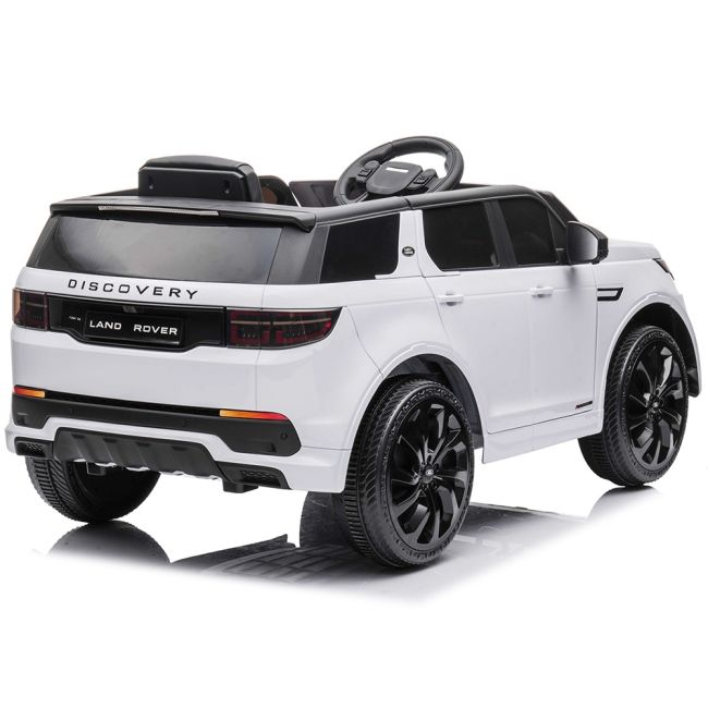 Masinuta electrica Chipolino SUV Land Rover Discovery cu scaun din piele si roti EVA white