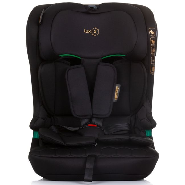 Scaun auto Chipolino Lux X I-Size 76-150 cm cu sistem Isofix obsidian