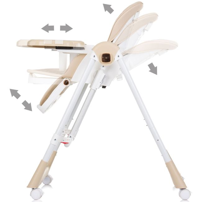 Scaun de masa Chipolino Milk Shake 2 in 1 beige