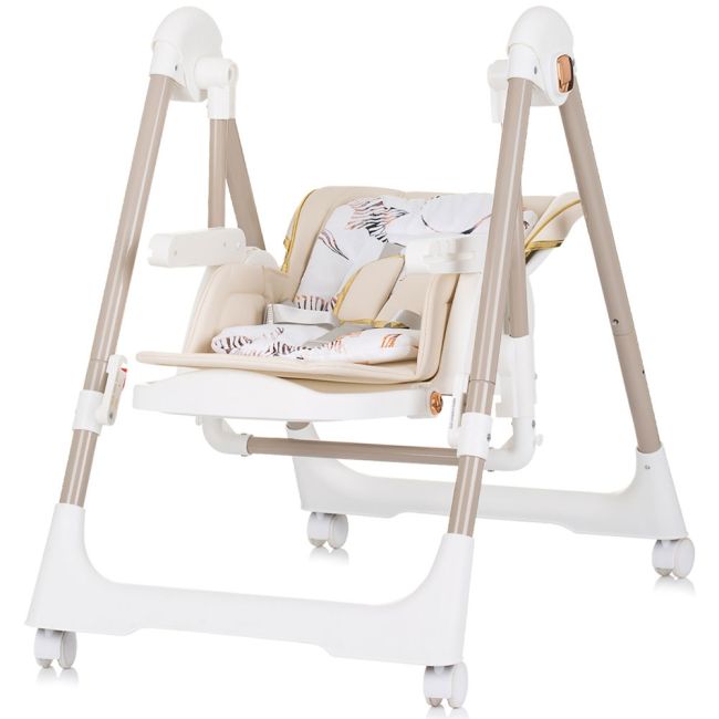 Scaun de masa Chipolino Milk Shake 2 in 1 macadamia