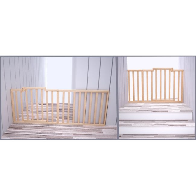 Barier de securitate pentru copii din lemn Hubners Eva natur