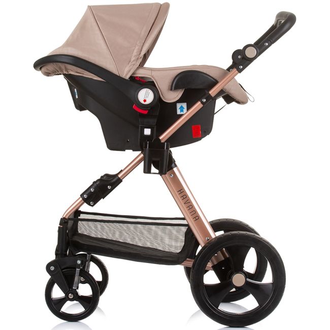 Carucior Chipolino Havana 3 in 1 golden beige