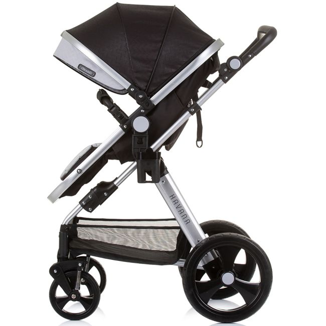 Carucior Chipolino Havana 3 in 1 obsidian silver