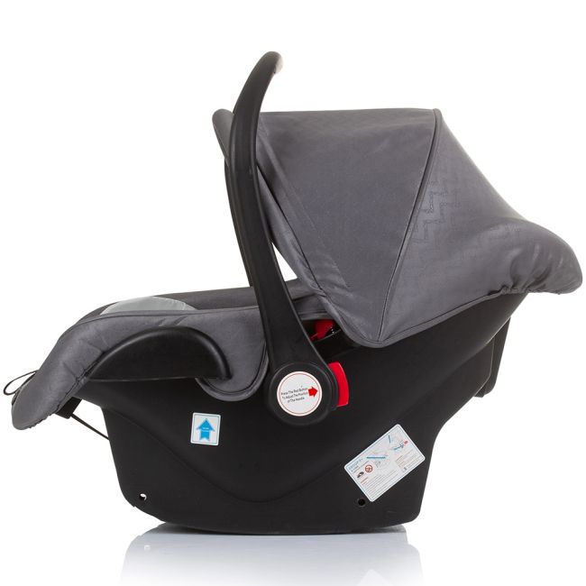 Carucior Chipolino Havana 3 in 1 silver grey