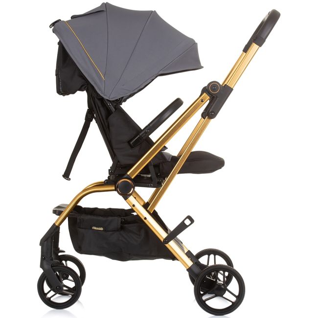 Carucior Chipolino Twister granite cu sezut rotativ