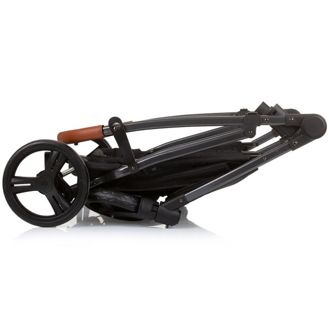 Carucior gemeni Chipolino Duo Smart 3 in 1 silver grey