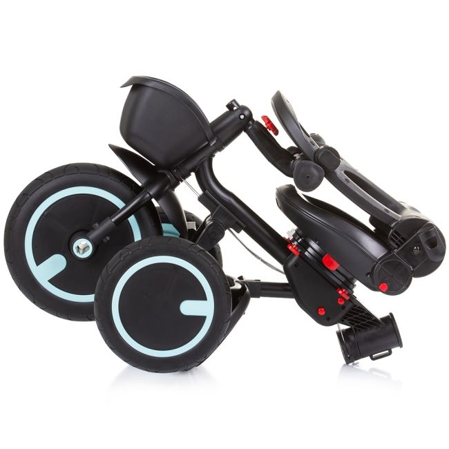 Tricicleta pliabila Chipolino Quick Fold cu sezut reversibil ebony