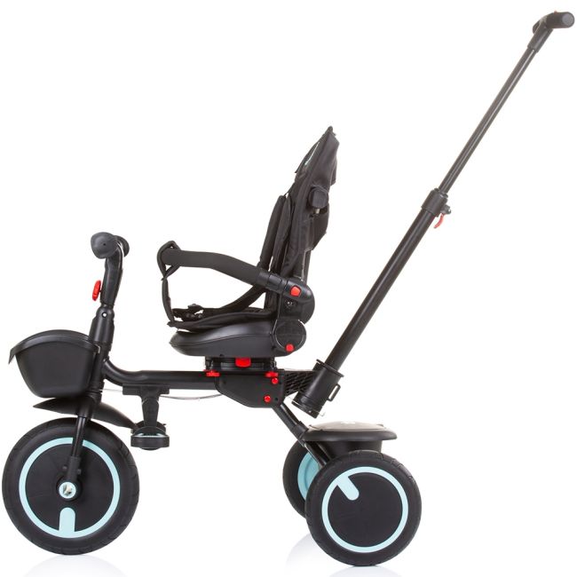 Tricicleta pliabila Chipolino Quick Fold cu sezut reversibil ebony