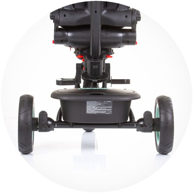 Tricicleta pliabila Chipolino Quick Fold cu sezut reversibil ebony