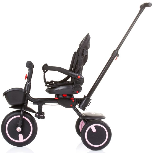 Tricicleta pliabila Chipolino Quick Fold cu sezut reversibil rose water