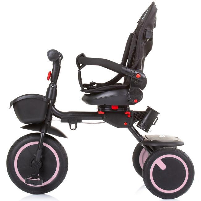 Tricicleta pliabila Chipolino Quick Fold cu sezut reversibil rose water