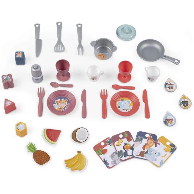 Bucatarie Smoby Cooky Kitchen albastru cu accesorii