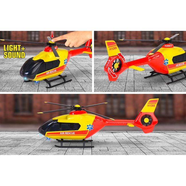 Elicopter de salvare Majorette Airbus H135 cu lumini si sunete
