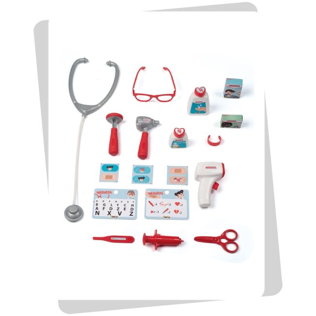 Jucarie Smoby Set doctor cu carucior si accesorii
