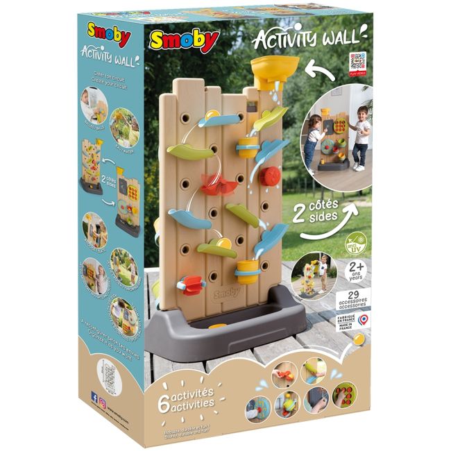 Perete de activitati Smoby 6 in 1 cu accesorii