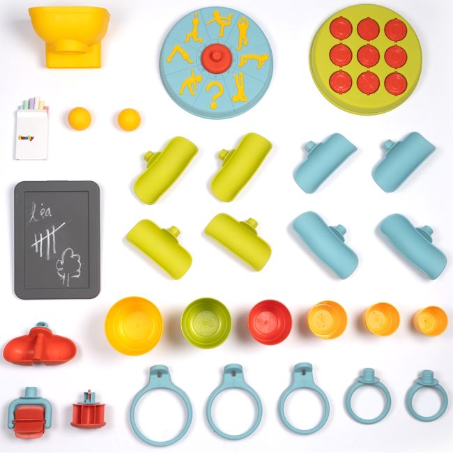 Perete de activitati Smoby 6 in 1 cu accesorii