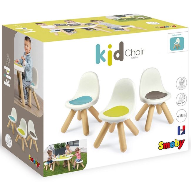 Scaunel cu spatar pentru copii Smoby albastru