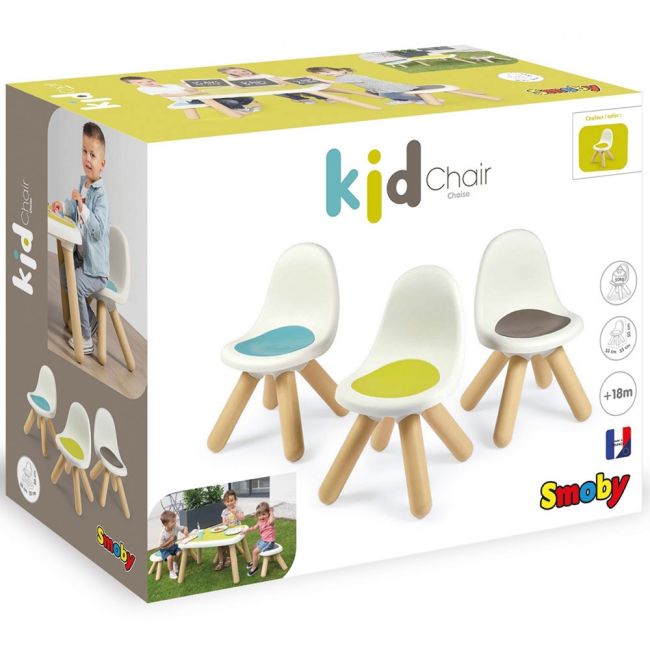 Scaunel cu spatar pentru copii Smoby verde