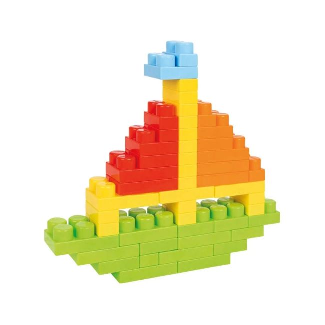 Set constructie Pilsan Master Blocks 168 piese rosu