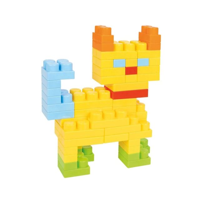 Set constructie Pilsan Master Blocks 168 piese rosu