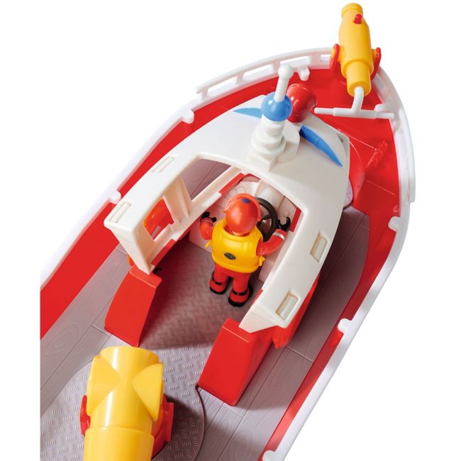 Barca Simba Fireman Sam Titan Fireboat 32 cm cu figurina si accesorii