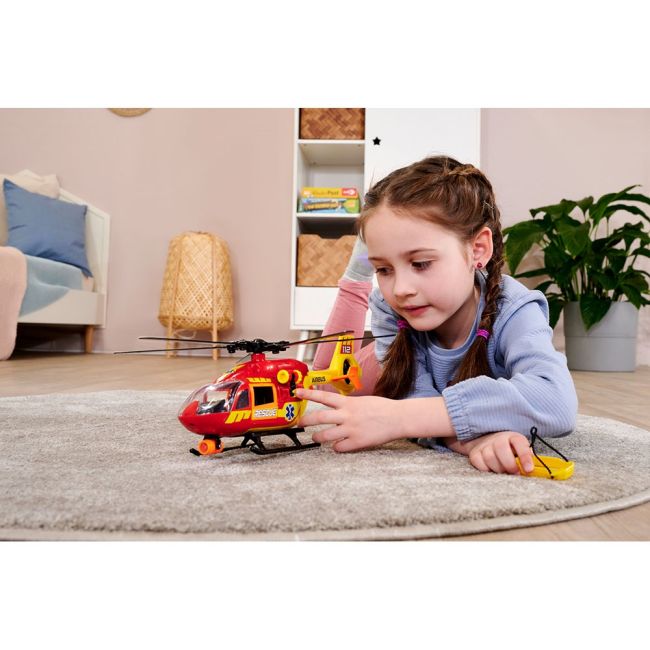 Elicopter de salvare Dickie Toys Airbus H145 1:36 36 cm cu lumini si sunete