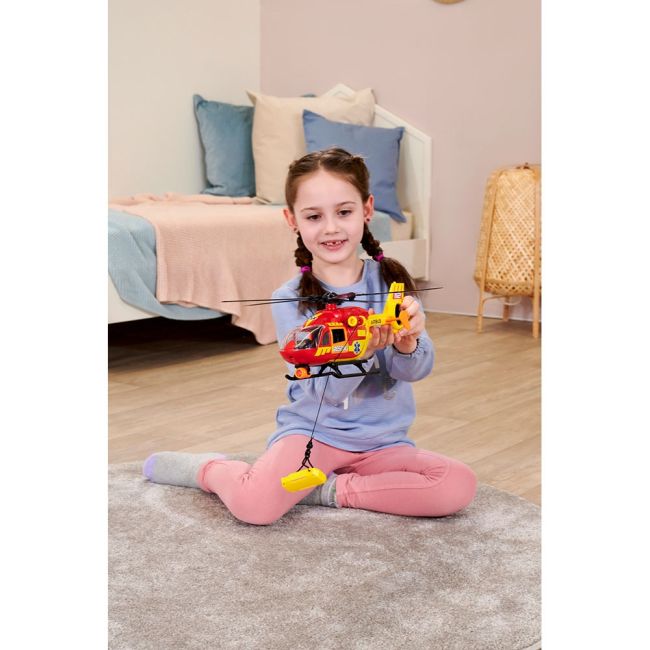 Elicopter de salvare Dickie Toys Airbus H145 1:36 36 cm cu lumini si sunete