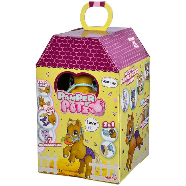 Jucarie Simba Pamper Petz Pony 24 cm cu accesorii