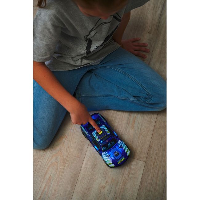 Masina Dickie Toys Rhythm Patrol 20 cm negru cu lumini si sunete