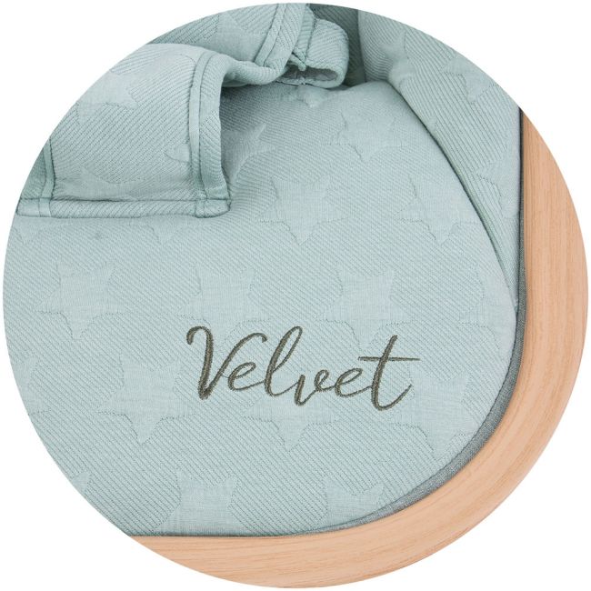 Scaunel balansoar Chipolino Velvet aloe wood