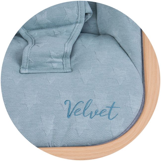 Scaunel balansoar Chipolino Velvet sky wood